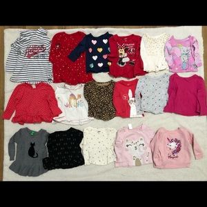 80+ Pcs Huge Lot of 12m Baby Girl Clothes
